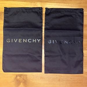 GIVENCHY 2 dust bags/shoe bags